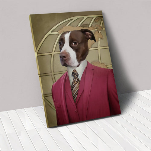 Crown and Paw - Canvas The Reporter - Custom Pet Canvas