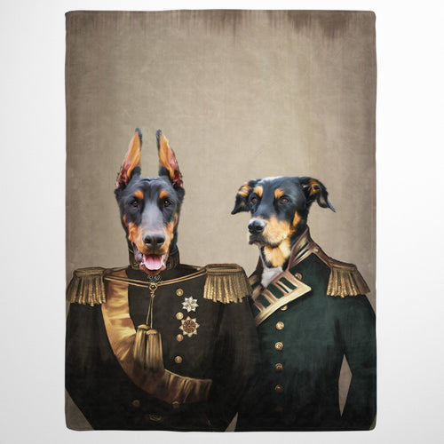 Crown and Paw - Blanket The Brothers In Arms - Custom Pet Blanket