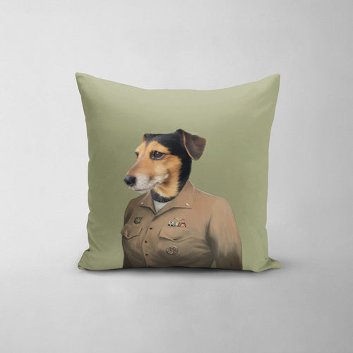 Crown and Paw - Throw Pillow The Female Naval Officer - Custom Throw Pillow