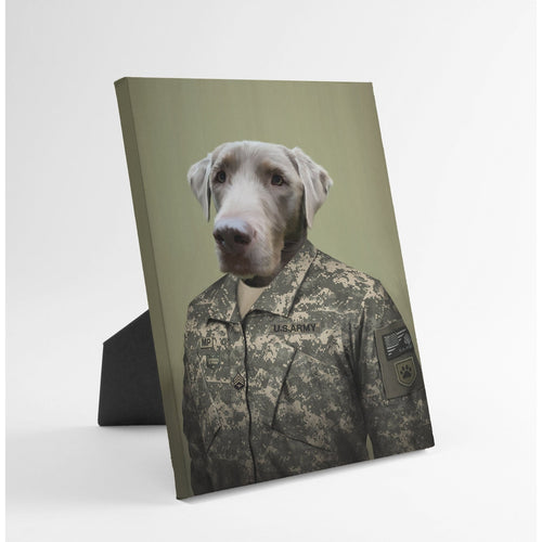 Crown and Paw - Standing Canvas The Army Man - Custom Standing Canvas