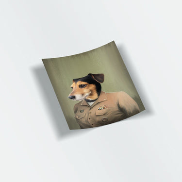 The Female Naval Officer - Custom Stickers