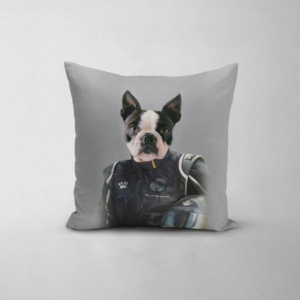 The Race Car Driver - Custom Throw Pillow