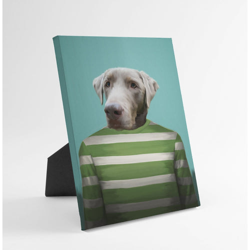 Crown and Paw - Standing Canvas The Green Candy Cane - Custom Standing Canvas