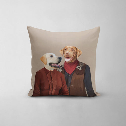Crown and Paw - Throw Pillow The Outlaws - Custom Throw Pillow