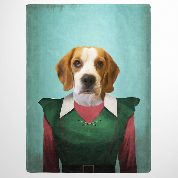 The Female Elf - Custom Pet Blanket
