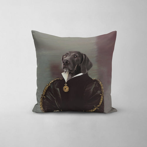 Crown and Paw - Throw Pillow The Duchess - Custom Throw Pillow