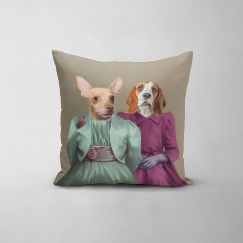 Crown and Paw - Throw Pillow The Sisters - Custom Throw Pillow