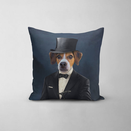 Crown and Paw - Throw Pillow The Gentleman - Custom Throw Pillow