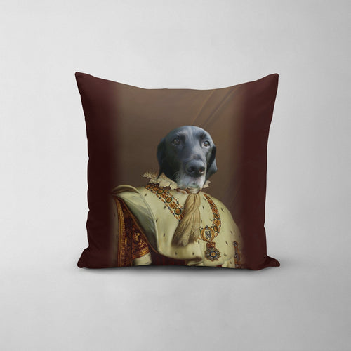 Crown and Paw - Throw Pillow The Emperor - Custom Throw Pillow