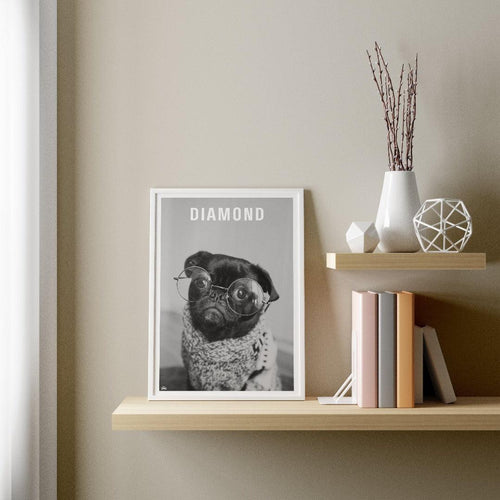 Crown and Paw - Canvas The Designer Brand Pet Portrait - Custom Pet Print Canvas