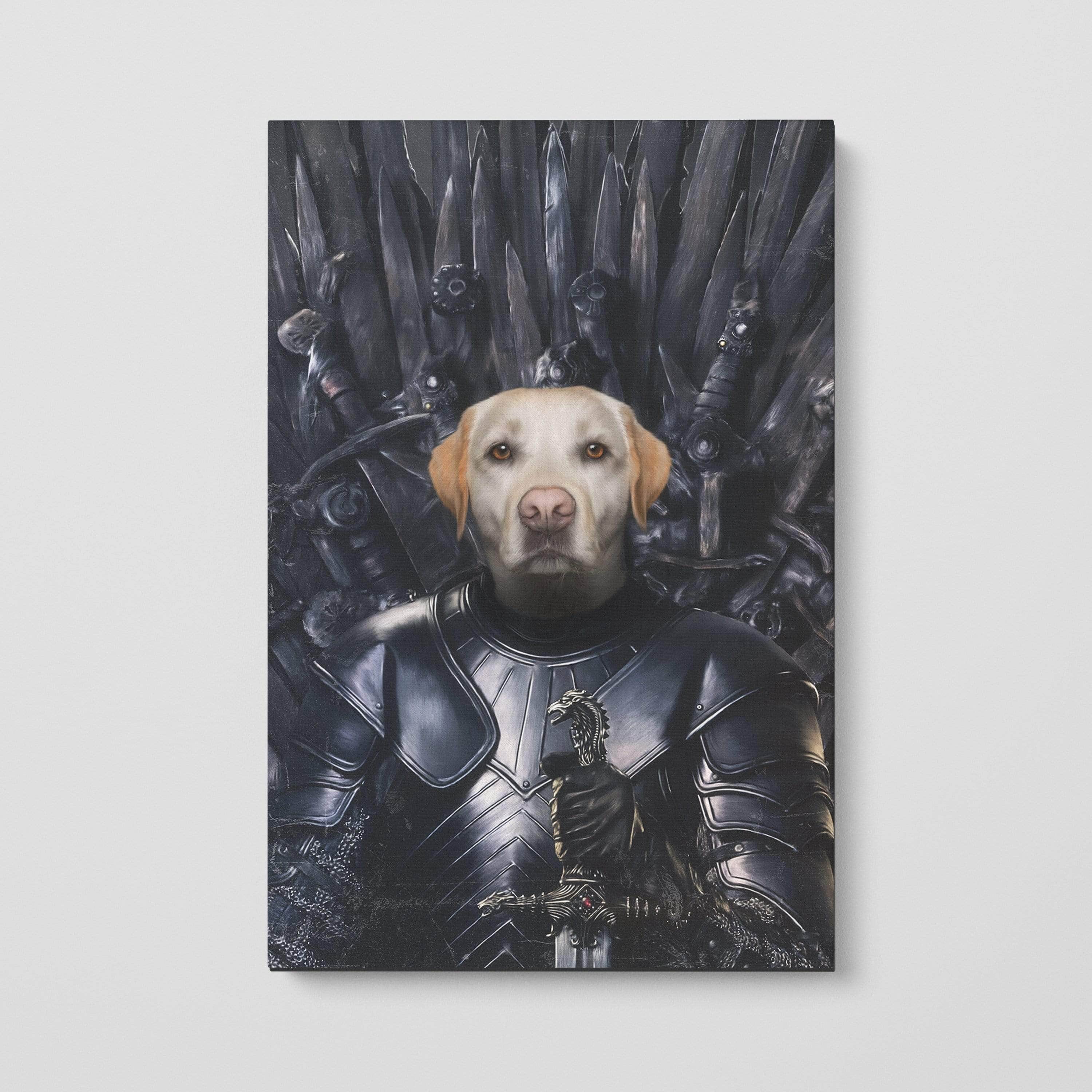 Crown and Paw - Canvas The Oathkeeper - Custom Pet Canvas