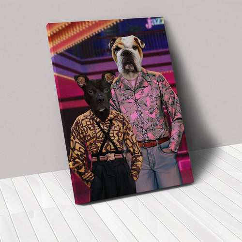 Crown and Paw - Canvas The 80's Heroes - Custom Pet Canvas