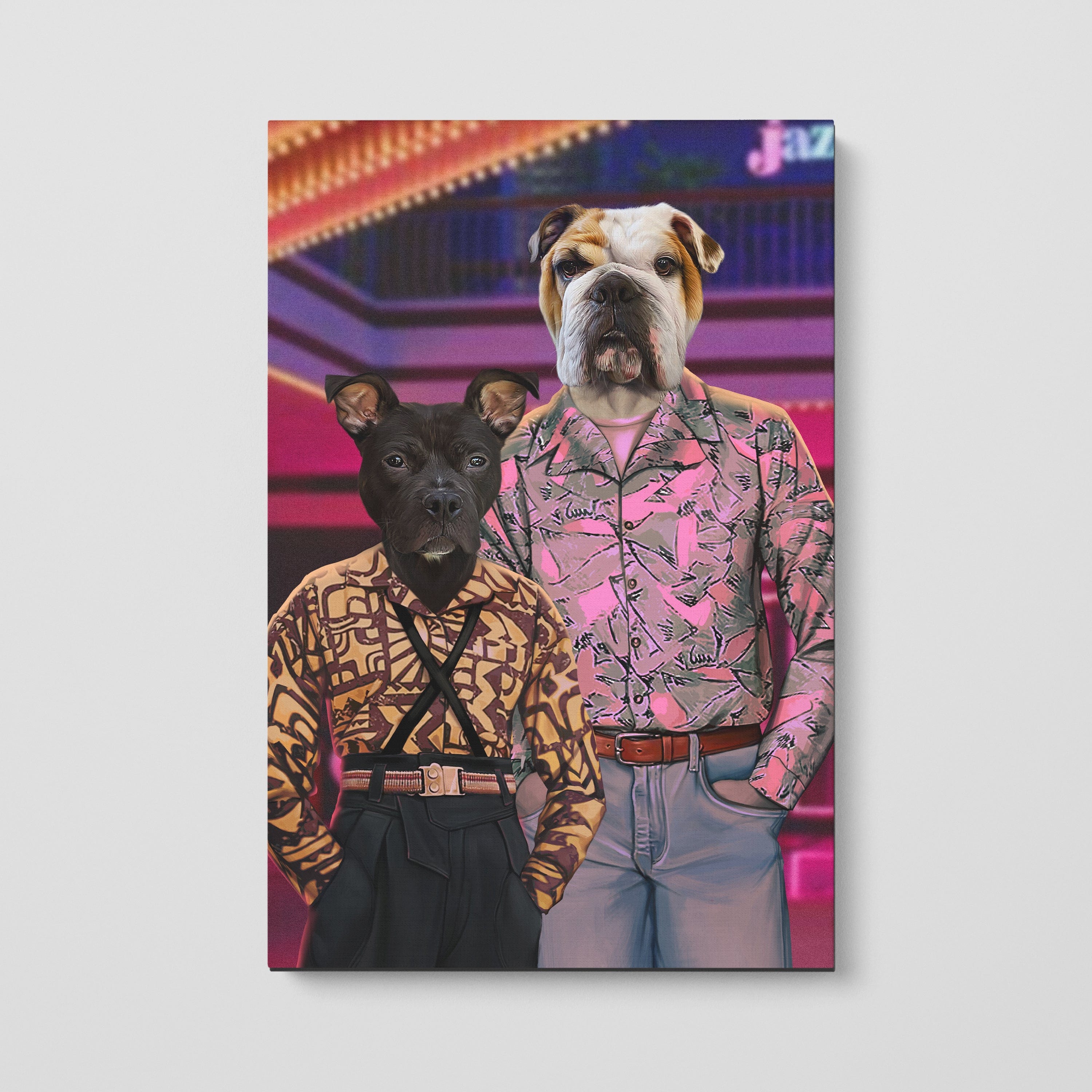 Crown and Paw - Canvas The 80's Heroes - Custom Pet Canvas