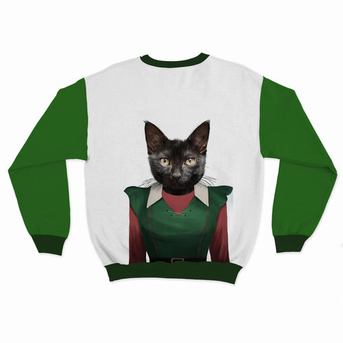 Crown and Paw - Custom Clothing Christmas Costume Sweatshirt Female Elf / S