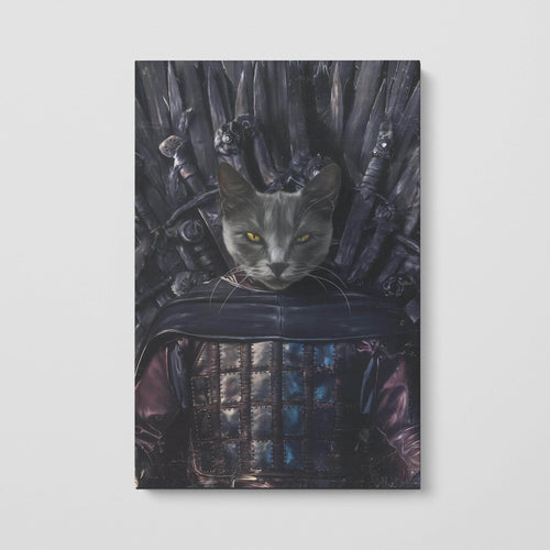 Crown and Paw - Canvas The Kingslayer - Custom Pet Canvas