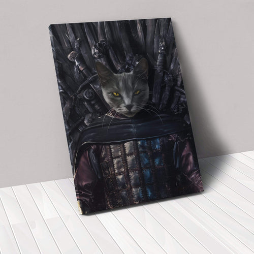 Crown and Paw - Canvas The Kingslayer - Custom Pet Canvas