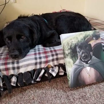 Crown and Paw - Canvas The Ringbearer - Custom Pet Canvas