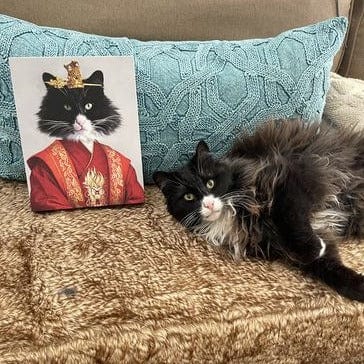 Crown and Paw - Canvas The Asian Emperor - Custom Pet Canvas