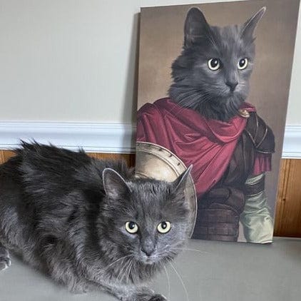 Crown and Paw - Canvas The Gladiator - Custom Pet Canvas