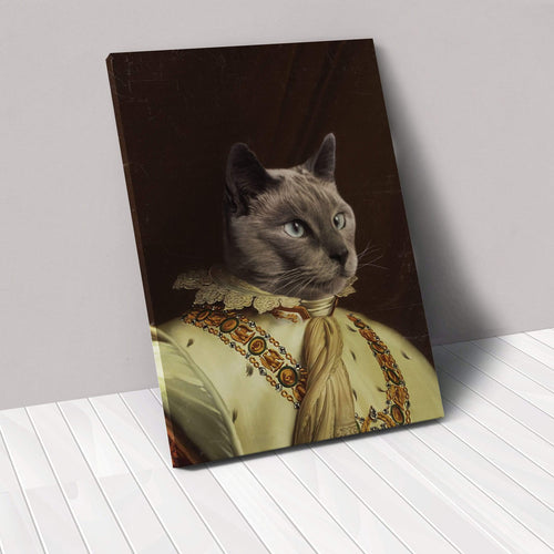 Crown and Paw - Canvas The Emperor - Custom Pet Canvas