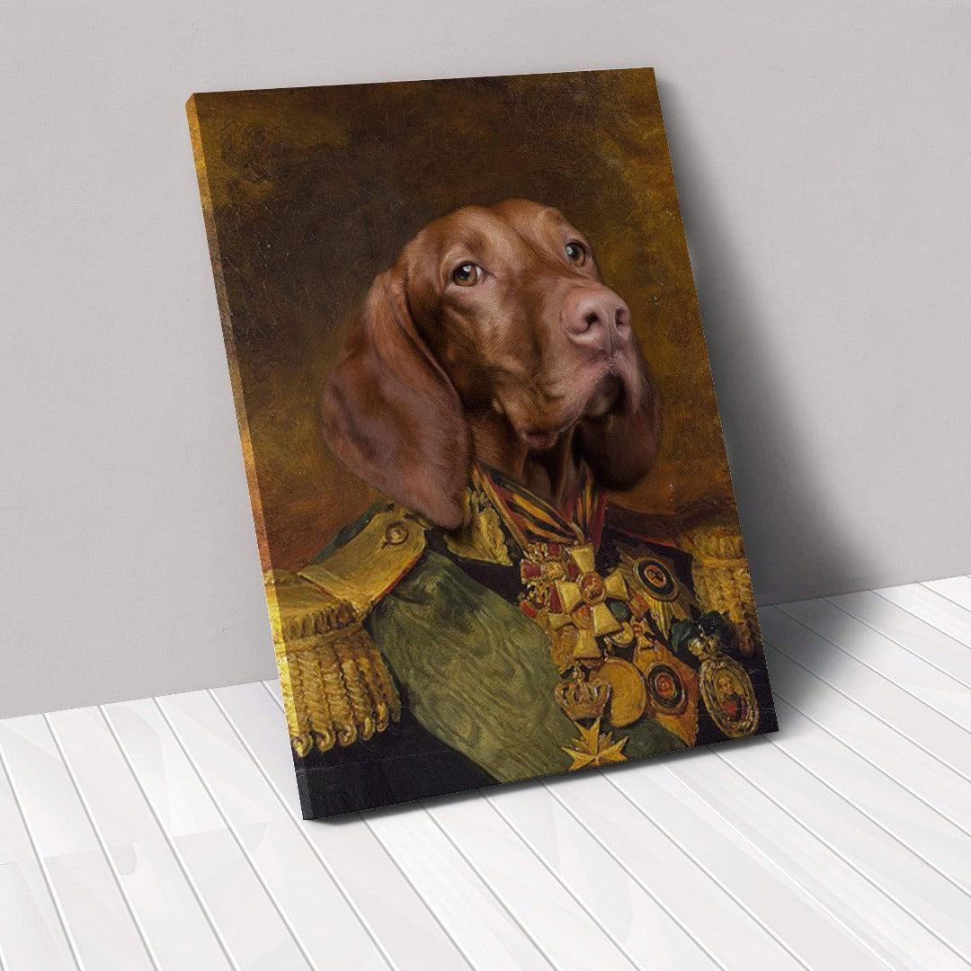 Crown and Paw - Canvas The Colonel - Custom Pet Canvas