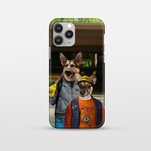 Crown and Paw - Phone Case The 80's Dynamic Duo - Custom Pet Phone Case