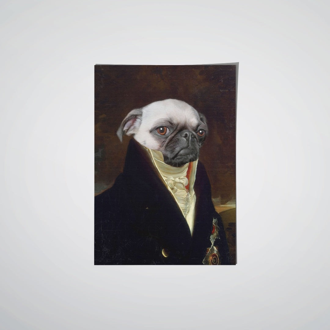 Crown and Paw - Poster The Count - Custom Pet Poster