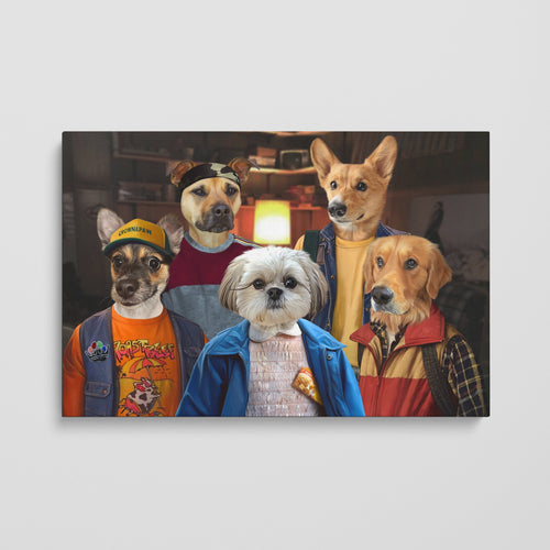 Crown and Paw - Canvas The 80's Kids - Custom Pet Canvas