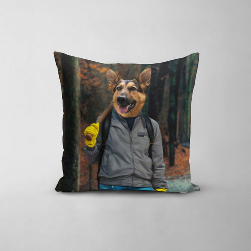 Crown and Paw - Throw Pillow The 80's Hero - Custom Throw Pillow