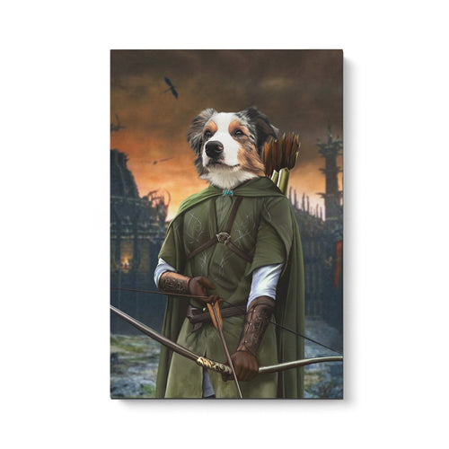 Crown and Paw - Canvas The Archer - Custom Pet Canvas