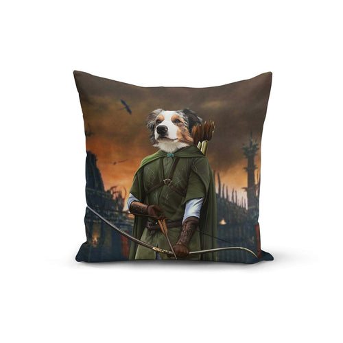 Crown and Paw - Throw Pillow The Archer - Custom Throw Pillow 14" x 14" / Background 4