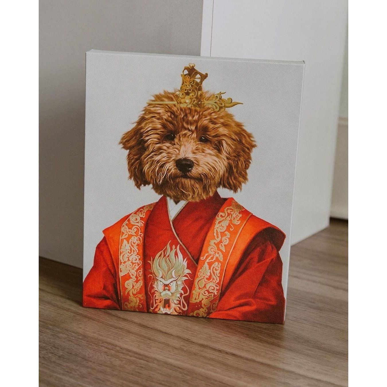 Crown and Paw - Canvas The Asian Emperor - Custom Pet Canvas