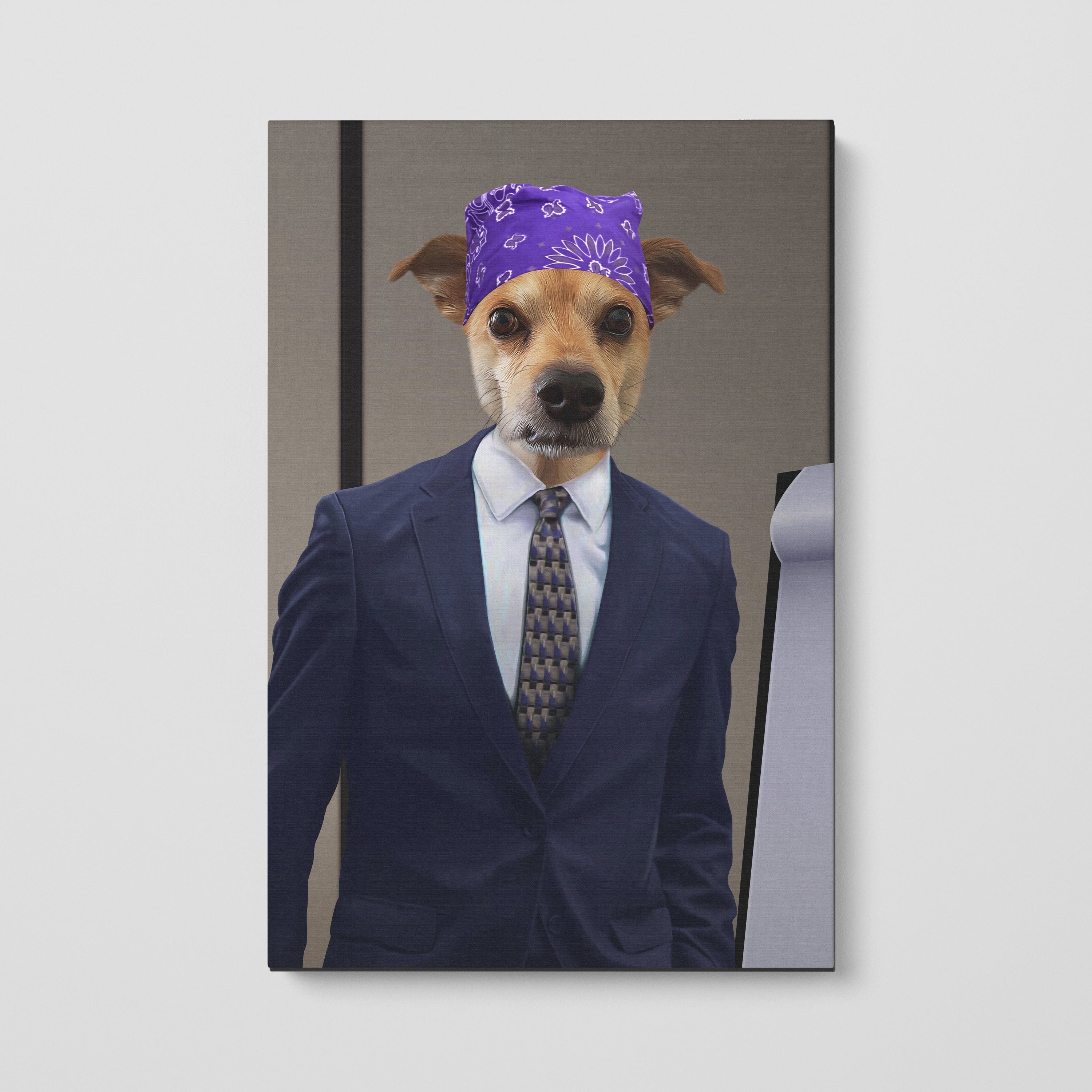 Crown and Paw - Canvas The Bad Boss - Custom Pet Canvas