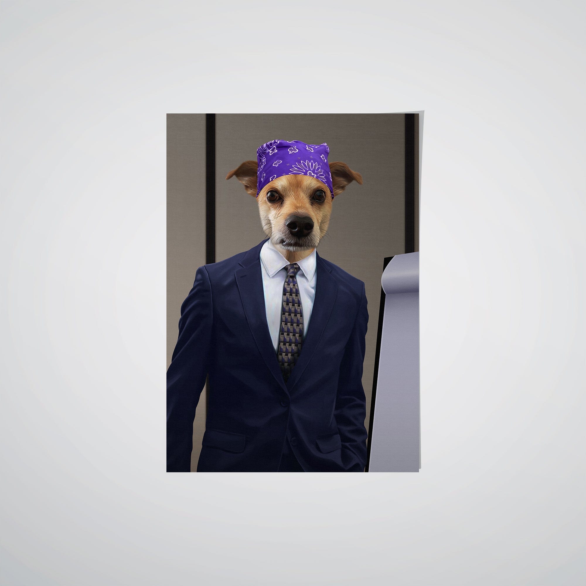 Crown and Paw - Poster The Bad Boss - Custom Pet Poster