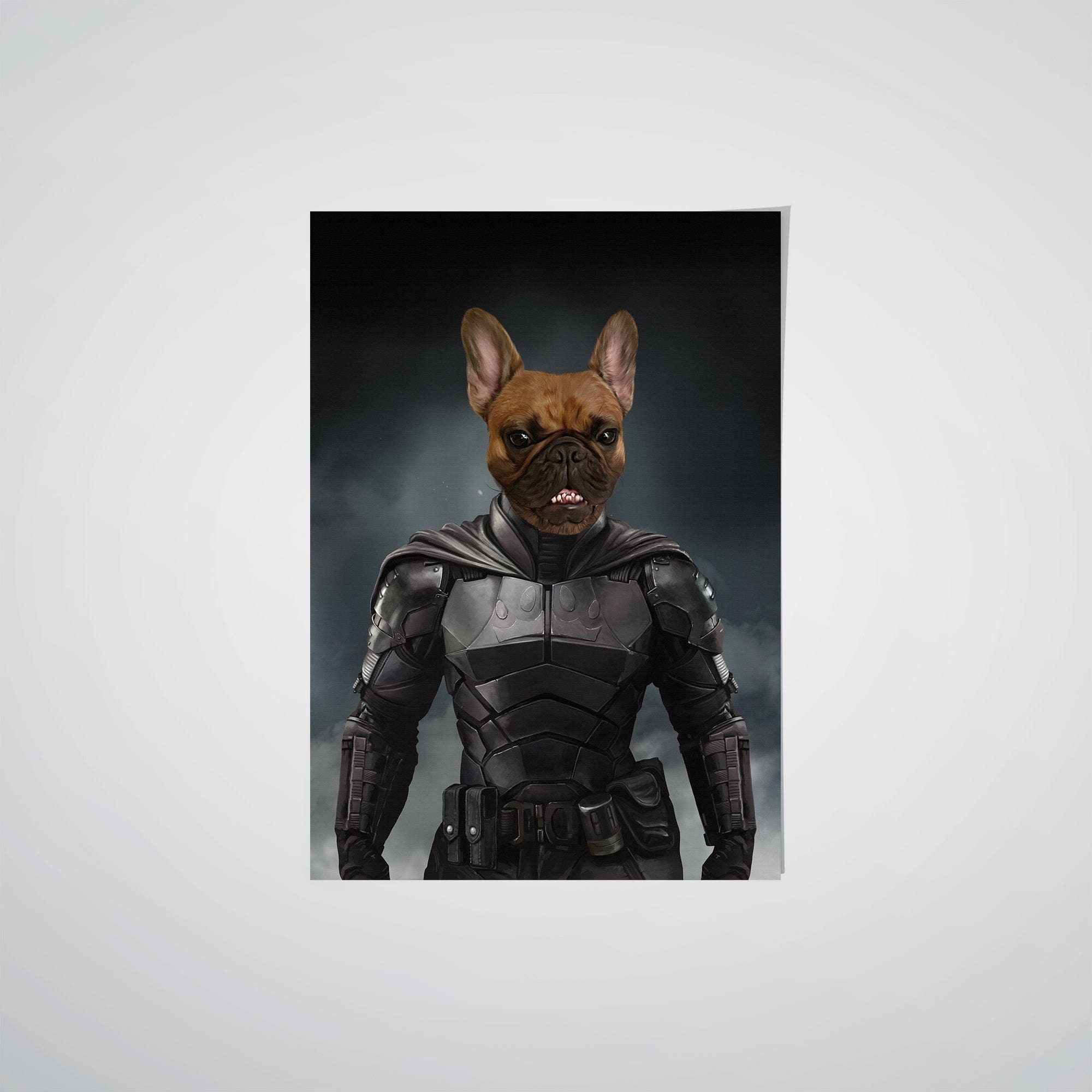 Crown and Paw - Poster The Bark Knight - Custom Pet Poster