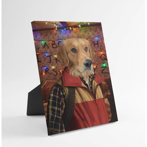 Crown and Paw - Standing Canvas The Best Friend - Custom Standing Canvas 8" x 10" / Wall of Lights