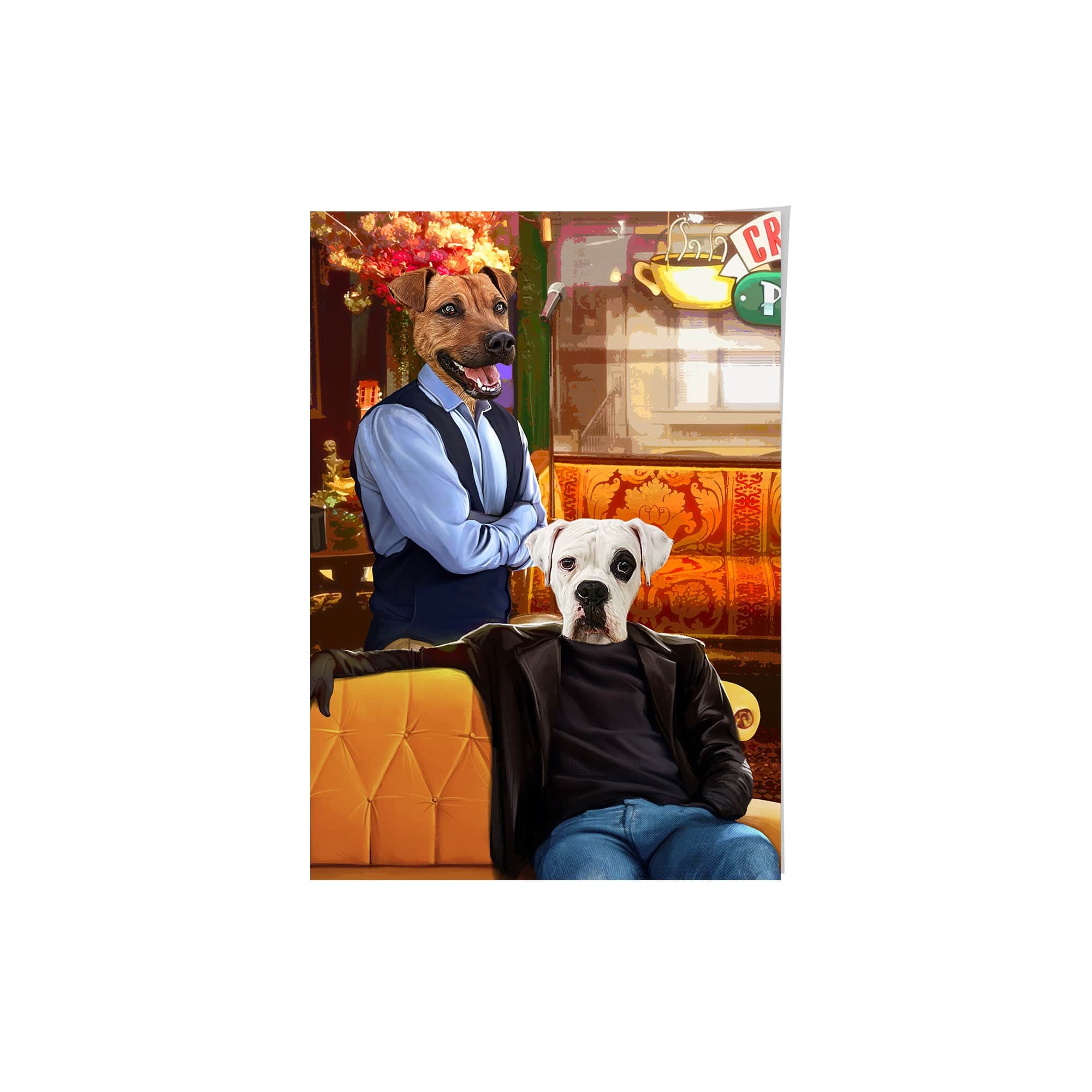Crown and Paw - Poster Boy Room Mates - Custom Pet Poster