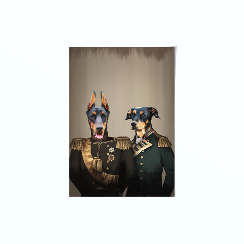 Crown and Paw - Poster The Brothers in Arms - Custom Pet Poster