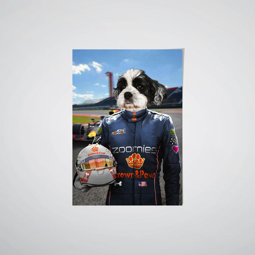 Crown and Paw - Poster The Champion Driver - Custom Pet Poster