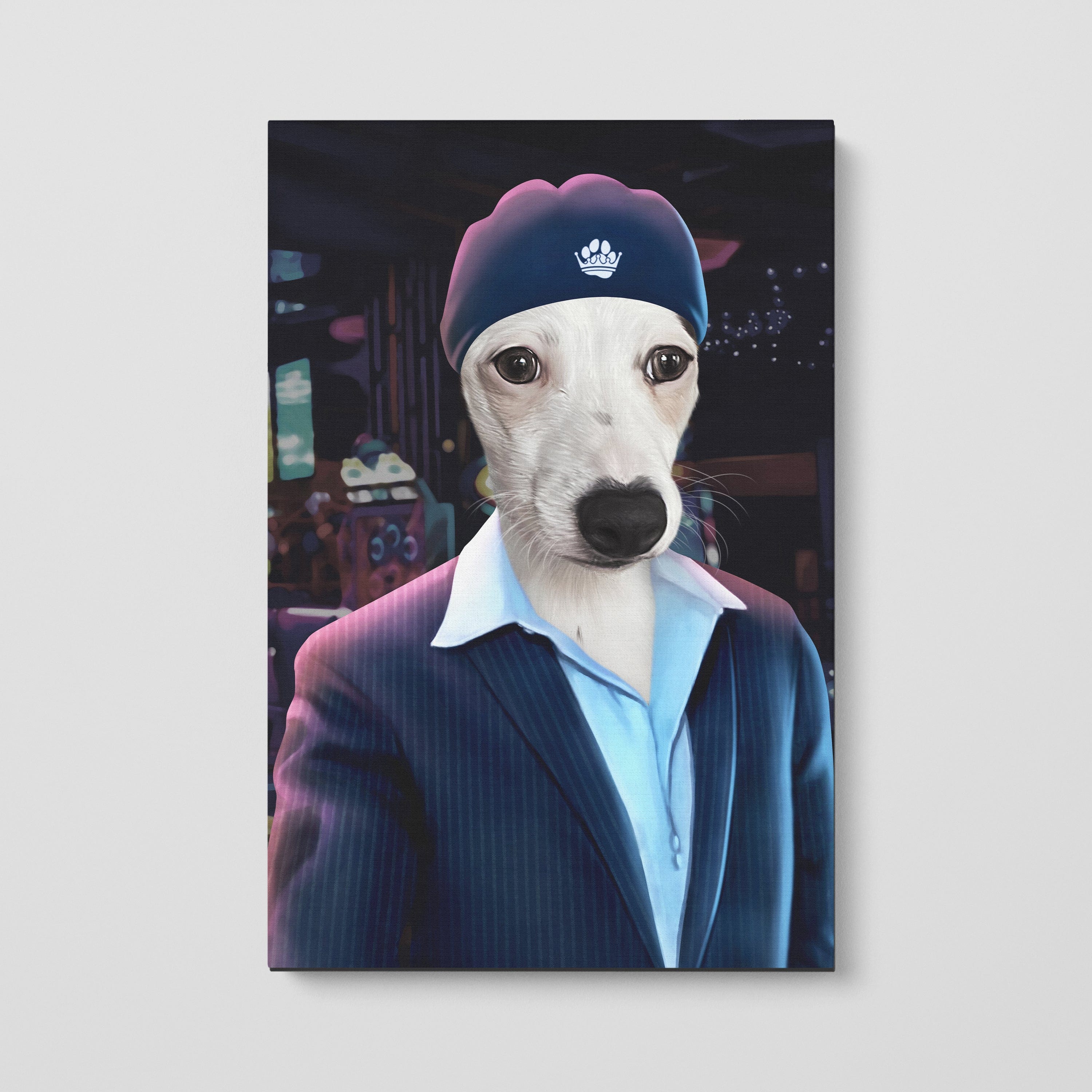 Crown and Paw - Canvas The Date Boss - Custom Pet Canvas