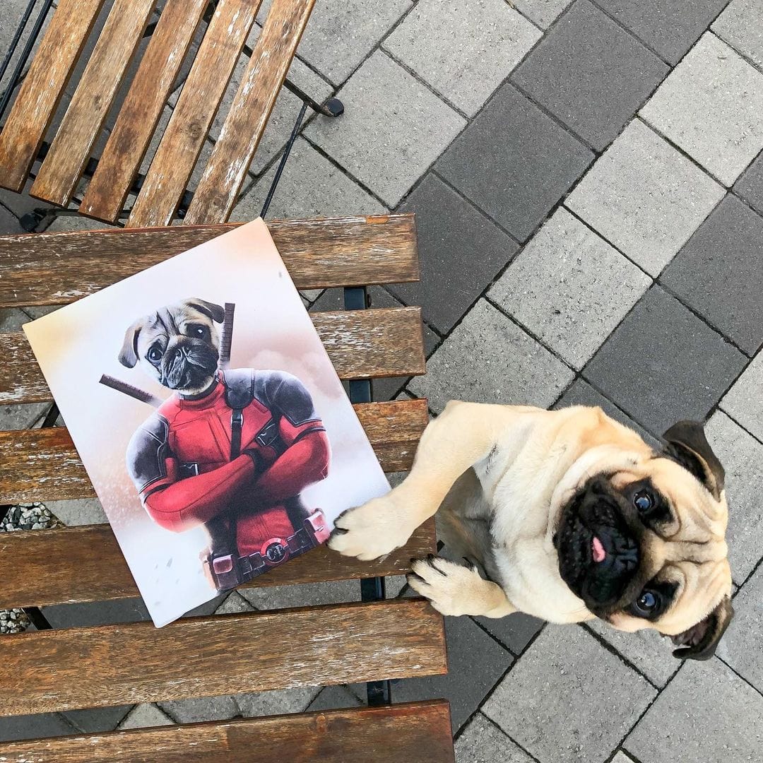 Crown and Paw - Canvas The Deadpawl - Custom Pet Canvas