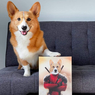 The Deadpawl - Custom Pet Canvas