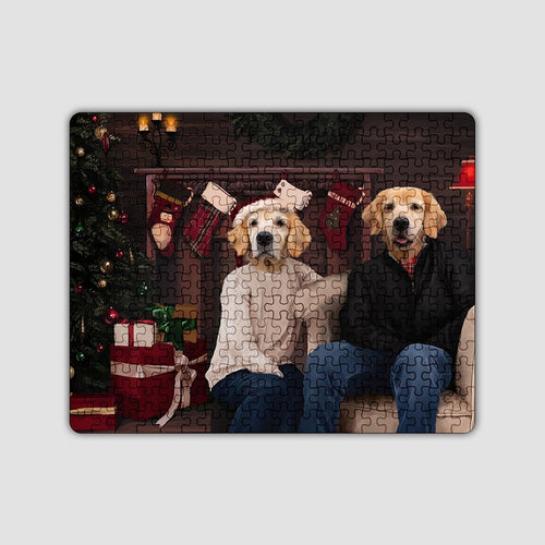 Crown and Paw - Puzzle The Family Christmas - Custom Puzzle 11" x 14"