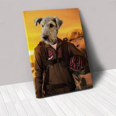 The Top Pilot - Custom Pet Canvas
