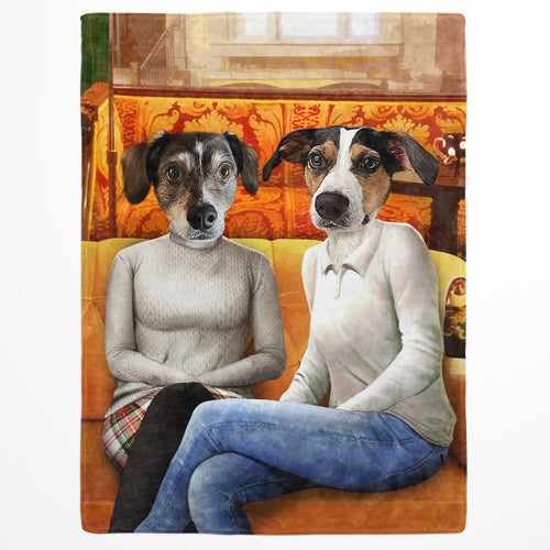 Crown and Paw - Blanket Girl Room Mates - Custom Pet Blanket