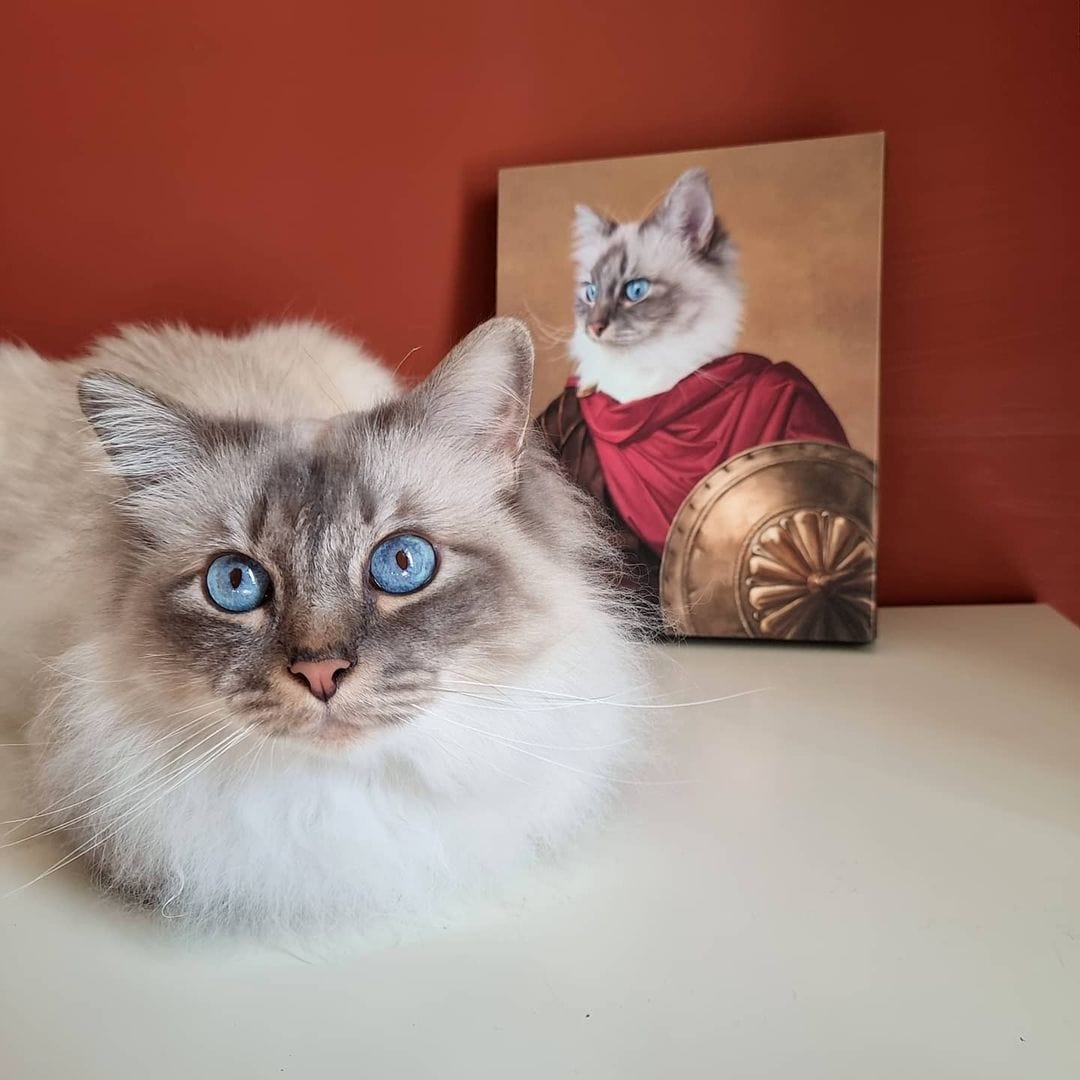 Crown and Paw - Canvas The Gladiator - Custom Pet Canvas