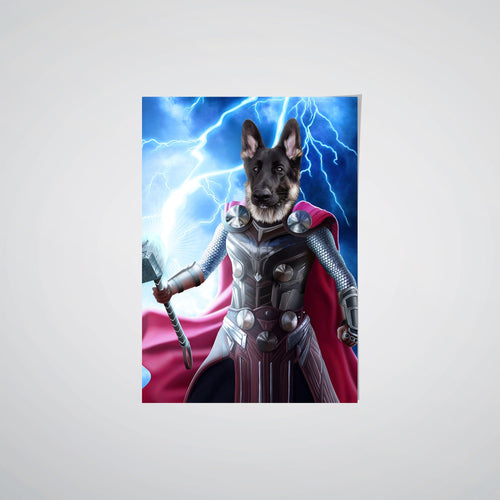 Crown and Paw - Poster Goddess of Thunder - Custom Pet Poster