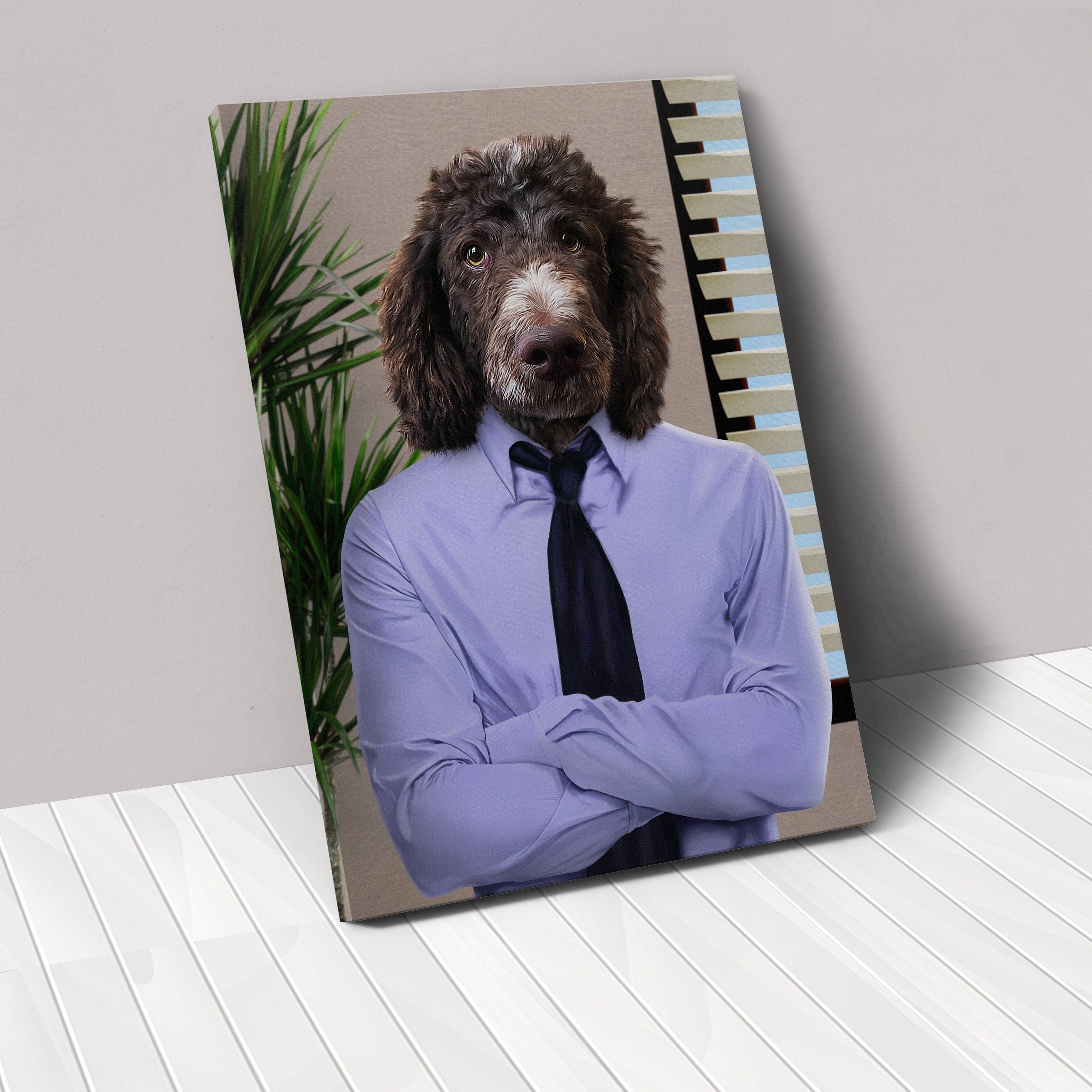 Crown and Paw - Canvas The Jim - Custom Pet Canvas