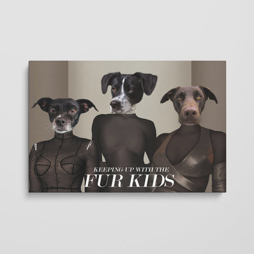 Crown and Paw - Canvas The Celeb Sisters - Custom Pet Canvas