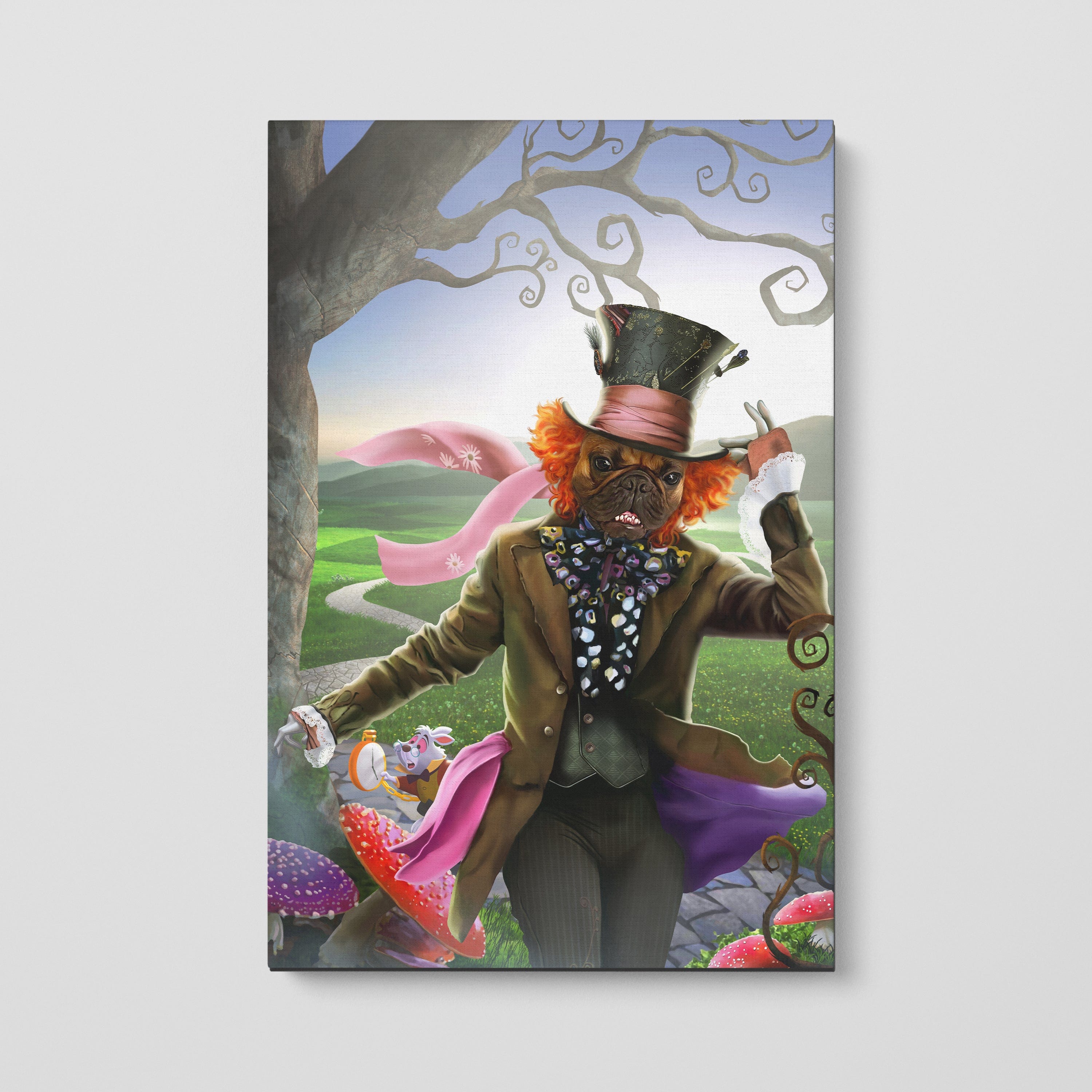 Crown and Paw - Canvas The Mad Tea Party - Custom Pet Canvas